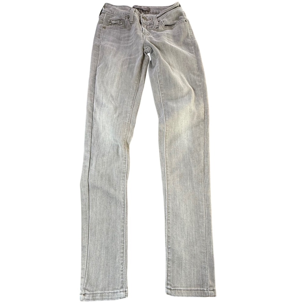 Levis 535 Super Skinny Jeans Gray Denim‎ Casual Everyday W25 L30